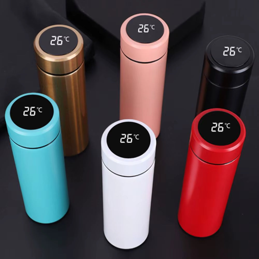 Smart Insulation Stainless Steel Thermos Cup Water Bottle Led Digital Temperature Display Thermos