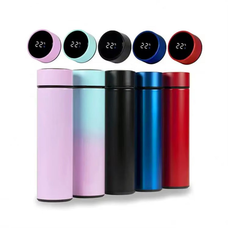 Smart Insulation Stainless Steel Thermos Cup Water Bottle Led Digital Temperature Display Thermos